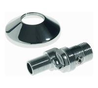 Broen Ballofix S-coupling avec rosace Laiton Chrome 6000711