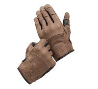 BROGER California Lady Gants de Moto en Cuir pour Femme Protection de la Cheville Coussinets adaptés à l'écran Tactile Ventilation Éléments Flexibles