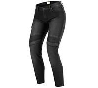 Broger Ohio Lady Washed Black Motorcycle Jeans D29/30