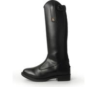 Brogini Bottes d'équitation pour enfants Modena Piccino en cuir synthétique avec tige longue TL1604 (34 EU) (Noir)