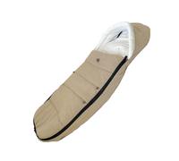 Brogtorl Chancelière Universelle pour Poussette - Compatible avec Babyzen YOYO/YOYO2, Stokke YOYO3 et Bugaboo, Tissu Anti-Vent et Isolant, Nettoyage Facile (Beige)