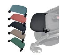 Brogtorl Repose-jambes de poussette compatible avec Babyzen YOYO - Poussette pliable sans démontage - Extensible de 15,7 cm, facile à installer et à nettoyer, tissu doux (noir)