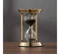 Brogtorl Sablier en métal,Minuterie de sablier,Sablier pour enfants1 3 5 10 15 30 Minutes,Aide visuelle pour Les Jeux,la Cuisine et l'exercice,pour Salle de Classe,Bureau,Cuisine Hourglass.