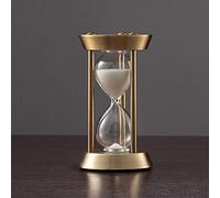 Brogtorl Sablier en métal,Minuterie de sablier,Sablier pour enfants1 3 5 10 15 30 Minutes,Aide visuelle pour Les Jeux,la Cuisine et l'exercice,pour Salle de Classe,Bureau,Cuisine Hourglass.