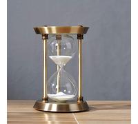 Brogtorl Sablier en métal,Minuterie de sablier,Sablier pour enfants1 3 5 10 15 30 Minutes,Aide visuelle pour Les Jeux,la Cuisine et l'exercice,pour Salle de Classe,Bureau,Cuisine Hourglass.