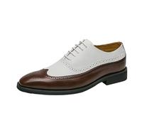 Brogues Oxford Chaussures Derby pour homme Chaussures en cuir noir confortables et respirantes Chaussures de costume avec talon Chaussures de travail formelles Derby classiques Chaussures de loisirs