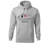 BroiderStudio GTR Godzilla R35 JDM Legends Sweat A Capucha Gris Unisex Size S