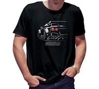 BroiderStudio GTR Godzilla R35 JDM Legends T-Shirt Noir pour Homme Size S
