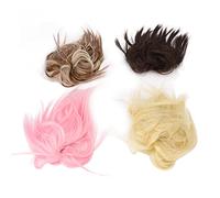 Broits de Cheveux pour Femmes, 4pcs Messy Hair Bun Pieces de Cheveux pour Femmes Pièce en Désordre avec Extensions