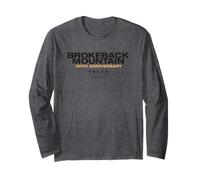 Brokeback Mountain 20th Anniversary Black Logo Manche Longue