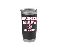 Broken Arrow Oklahoma (Oklahoma) Gobelet isotherme en acier inoxydable double paroi