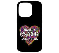 Broken Crayons Still Color Mental Health Awareness Coque pour iPhone 14 Pro