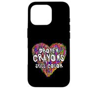 Broken Crayons Still Color Mental Health Awareness Coque pour iPhone 16 Pro