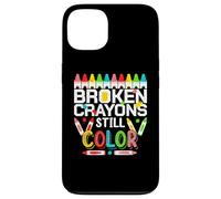 Broken Crayons Still Color Mental Health Awareness Men Women Coque pour iPhone 13