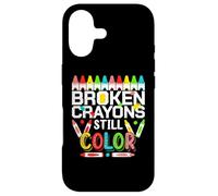 Broken Crayons Still Color Mental Health Awareness Men Women Coque pour iPhone 17