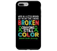 Broken Crayons Still Color Mental Health Awareness Men Women Coque pour iPhone 7 Plus/8 Plus