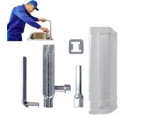 Broken Faucet Extractor, Pipe Extractors Tool, Faucets Wire Remover, Household Repair Tools, 2.91x0.62 Inches, Solution for Home Plumbing Repairs and Maintenance