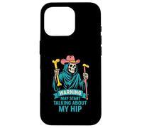 Broken Hip May Talk About My Hip Fun Récupération chirurgicale pour Homme Coque pour iPhone 16 Pro