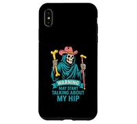 Broken Hip May Talk About My Hip Fun Récupération chirurgicale pour Homme Coque pour iPhone XS Max