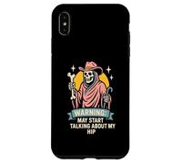 Broken Hip May Talk About My Hip Fun Récupération chirurgicale pour Homme Coque pour iPhone XS Max