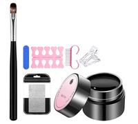 Broken Kit de réparation d'ongles, gel de colle 5 g, pinceau, pince à épiler, gel de fixation pour les ongles - Pour femmes et filles, soin quotidien des ongles en cas de cassure, éclats, manucure