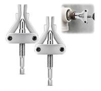 Broken Pipe Extractor Tool, Pipe Nipple Removal Kit for Plumbing Repair, Damaged Thread Valve Fitting Remover for 1/2", 3/4" and 1" Pipes (2PCS)