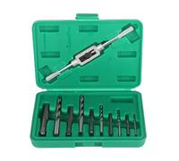 Broken Screw Extractor Set | 11 - Piece HSS Drill Bits & Left - Handed Extractors | Removes Damaged/Rusted/Stripped Screws | M3 - M12 Fastener Removal Tool
