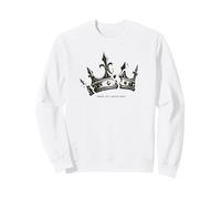 Broken Still Loved by Christ Crown Christian Faith Sweatshirt