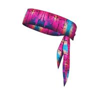 Broken Wall Bandeau de sport unisexe absorbant la transpiration pour tennis, jogging, jeu de balle et yoga