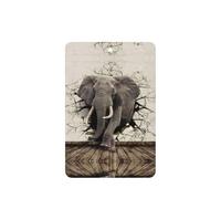 Broken Wall Elefant Printing Lot de 10 cartes désodorisantes parfumées pour voiture