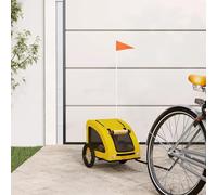 Brokky Remorque de vélo pour Animaux de Compagnie Jaune,Remorque Velo,Remorque Chien,Remorque Vélo Pliable
