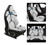 BROleo 1 Jeu Voiture Coussin de siège pour DS Spirit DS3 DS4 DS4S DS5 DS 5LS DS6 DS7, Toute la Saison Confortable et antidérapant Protection de siège,White