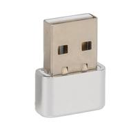 BROLEO Agitateur de Souris, Dispositif de Déplacement de Souris Indétectable Plug and Play Minuscule Empêche la Dormance Mode séparé pour Rester éveillé pour PC (Silver)