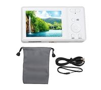 BROLEO Appareil photo numérique, caméra de visage et de prise de vue continue 2,7 pouces 56 MP 4 K 20 X noir pour voyage adulte (couleur argent)