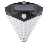 BROLEO Applique Murale de Rue, Lampe Solaire d'extérieur LED 1200mAh, Capteur de Mouvement IP65 pour Patio