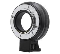 BROLEO Bague d'adaptateur de mise au point automatique EF-FX, bague d'adaptateur d'objectif pour le partage d'informations sur la vitesse de mise au point rapide résistante pour les objectifs avec