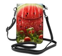 BROLEO Beau téléphone portable pour femme avec prépuce en cuir, étui à rabat en bandoulière, petite bandoulière réglable