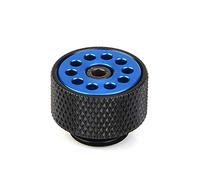 BROLEO Bouchon d'échappement d'ordinateur en Cuivre Bleu/Rouge de Haute qualité, Raccord d'échappement d'air d'ordinateur, pour la Protection de l'ordinateur du Système de
