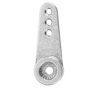BROLEO Bras de servo 21T, résistance à l'usure, bras de direction RC usinage CNC, petit portable, installation facile, démontage pour servomoteurs MD922 MD933 (argent)