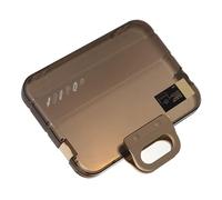 BROLEO BROLEO5vry9qndua-12 - Porte-documents transparent, format A4, étanche, multifonction, résistant à la poussière, grande capacité pour bureau pour l'école (café)