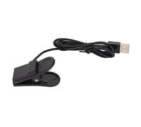 BROLEO Câble de Charge de Chargeur de Montre Intelligente, Câble de Charge de Montre Intelligente de Charge en Plastique Noir Pratique pour Fenix Chronos
