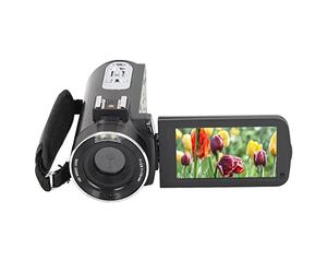 BROLEO Caméra HD à Objectif Fixe, Caméra Numérique 2.7K avec Écran Couleur IPS de 3 Pouces avec Télécommande pour Vlogging