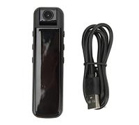 BROLEO Caméra Portative, Vidéo 1920x1080P Objectif Rotatif à 180° ABS Mini Caméra de Nocturne Format d'image Jpg Image 4032x3024 pour Le Camping (32 Go)