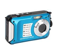 BROLEO Caméra sous-marine, appareil photo numérique étanche écran de 2,7 pouces résolution d'image de 30 MP pour le camping