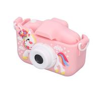 BROLEO Caméra vidéo numérique pour enfants, appareil photo portable pour enfants, jouets en forme de dessins animés pour petits enfants (rose)
