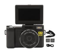 BROLEO Caméra Vlogging 48 MP, Portrait Selfie Écran IPS de 3,2 pouces Appareil photo numérique 4K Prise de vue Macro pour les réunions d'amis pour la photographie