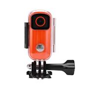 BROLEO Caméscope Numérique, Caméra Sport Imperméable pour Nager et Surf (Orange)