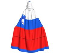 BROLEO Cape à capuche pour adulte Motif drapeau de la Slovénie pour homme et femme