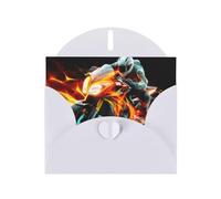 BROLEO Carte de vœux blanche avec image de moto cool pour Noël, anniversaire d'enfant, Saint-Valentin et invitation à une fête