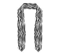 BROLEO Châle de remise de diplôme aplati imprimé zèbre - Étole en satin pour cérémonie de remise de diplôme, cadeau pour fils, filles, amis et sœurs, Aplati, Taille unique